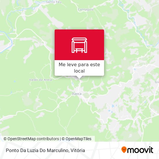 Ponto Da Luzia Do Marculino mapa