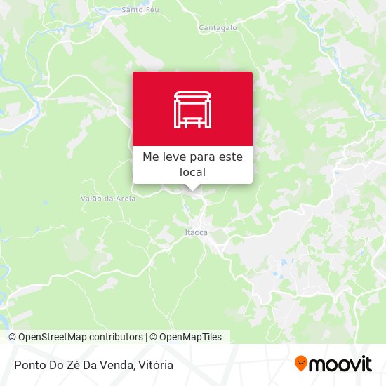 Ponto Do Zé Da Venda mapa