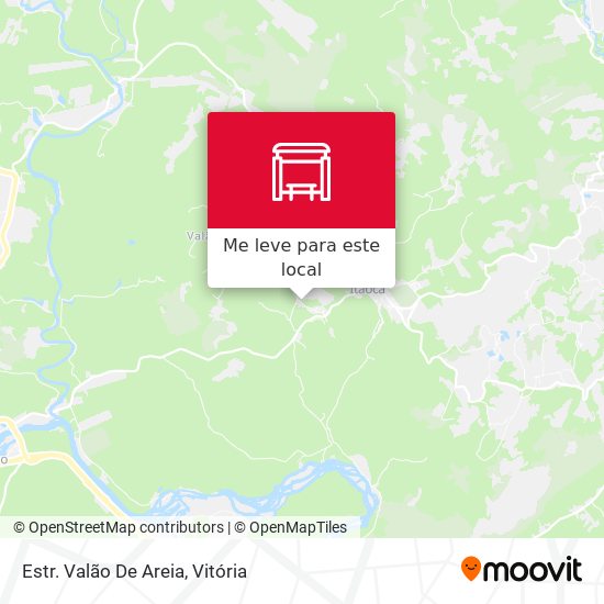 Estr. Valão De Areia mapa