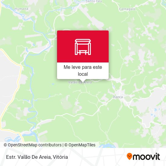 Estr. Valão De Areia mapa