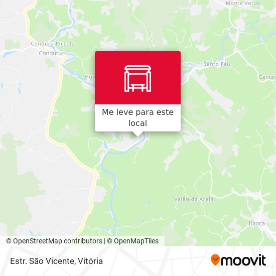 Estr. São Vicente mapa