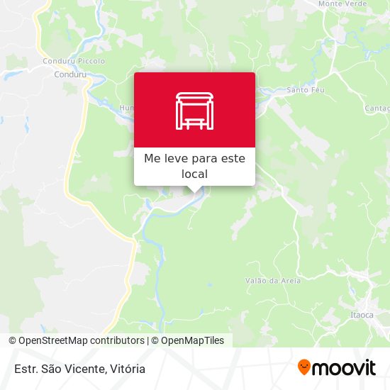 Estr. São Vicente mapa