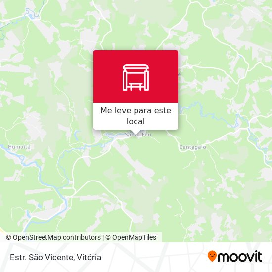 Estr. São Vicente mapa
