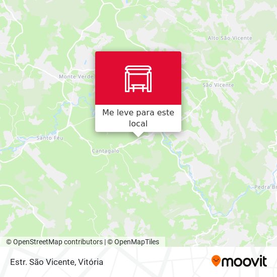 Estr. São Vicente mapa