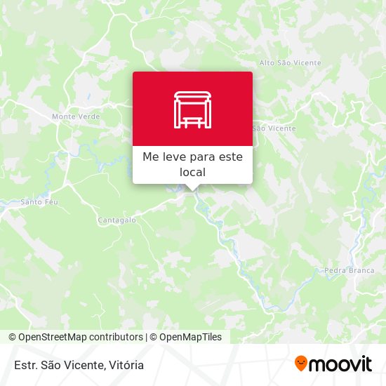 Estr. São Vicente mapa