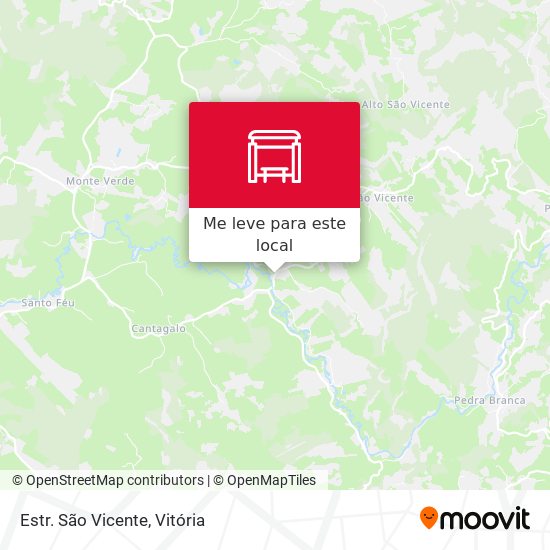 Estr. São Vicente mapa