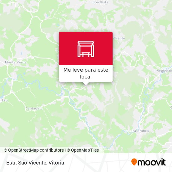 Estr. São Vicente mapa