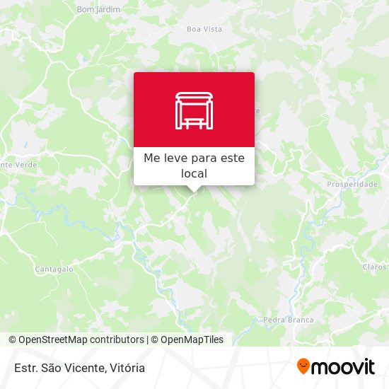 Estr. São Vicente mapa