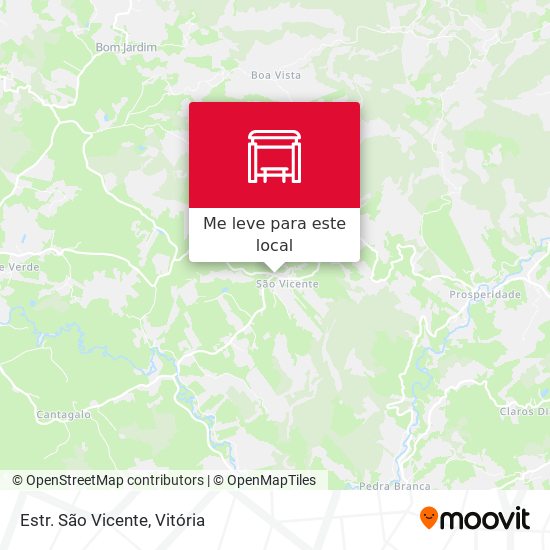 Estr. São Vicente mapa