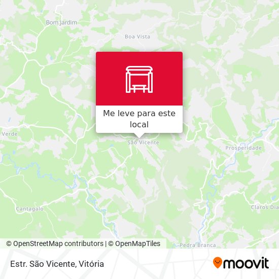 Estr. São Vicente mapa