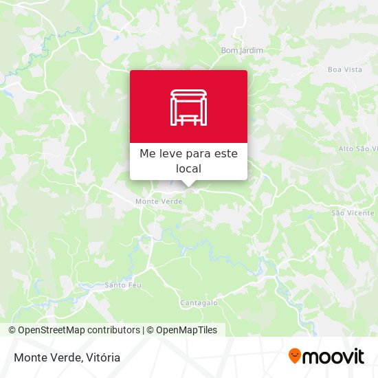 Monte Verde mapa