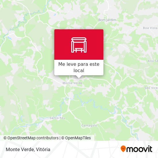 Monte Verde mapa