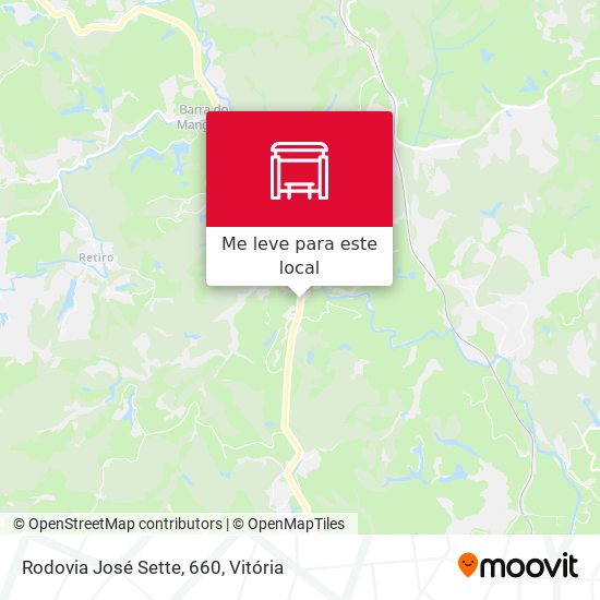 Rodovia José Sette, 660 mapa