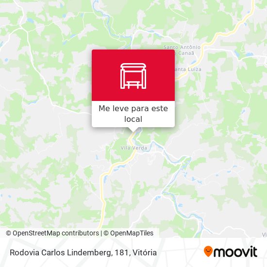 Rodovia Carlos Lindemberg, 181 mapa