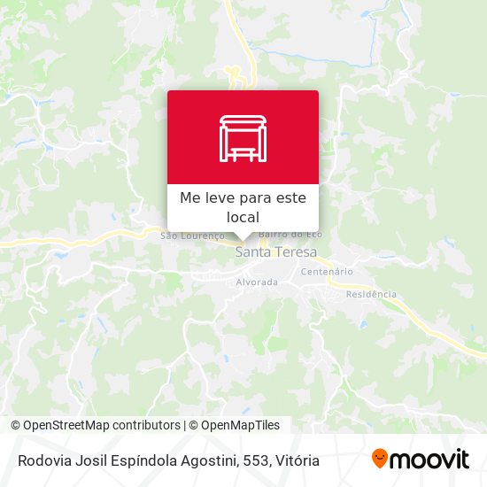 Rodovia Josil Espíndola Agostini, 553 mapa