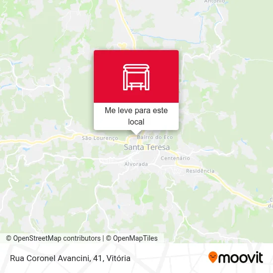 Rua Coronel Avancini, 41 mapa