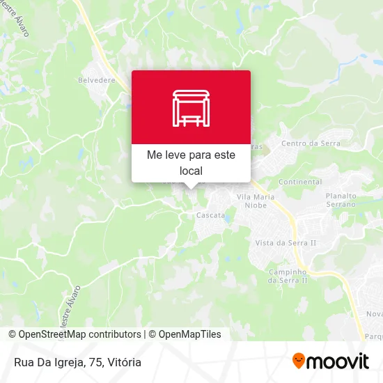 Rua Da Igreja, 75 mapa