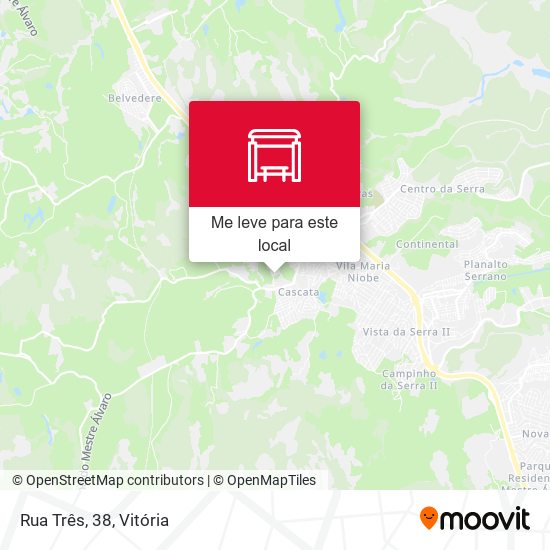 Rua Três, 38 mapa