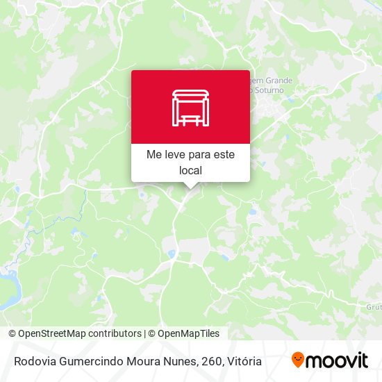 Rodovia Gumercindo Moura Nunes, 260 mapa