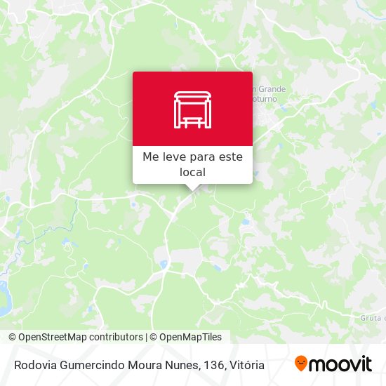 Rodovia Gumercindo Moura Nunes, 136 mapa