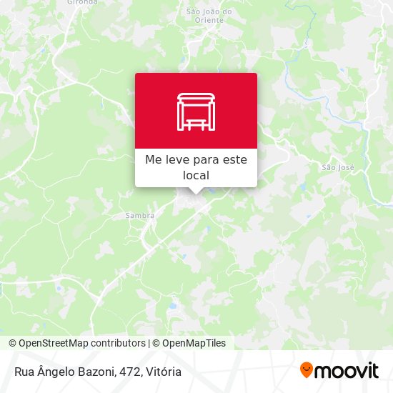 Rua Ângelo Bazoni, 472 mapa
