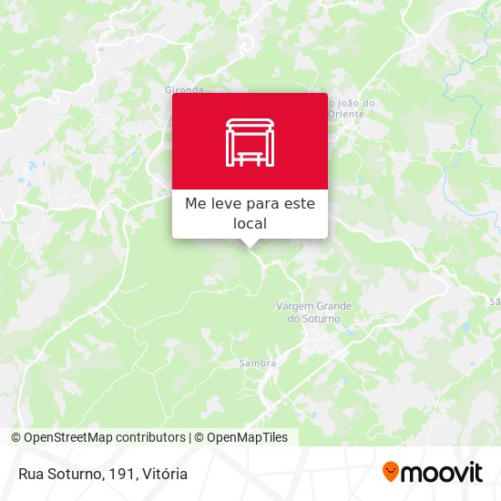 Rua Soturno, 191 mapa