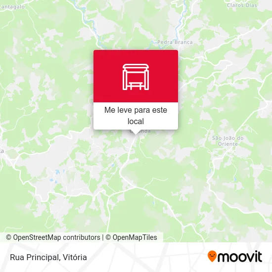 Rua Principal mapa