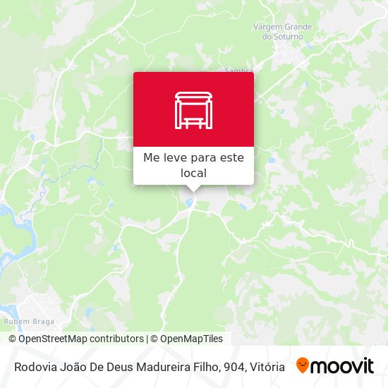 Rodovia João De Deus Madureira Filho, 904 mapa