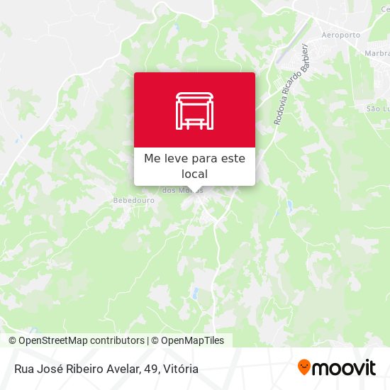 Rua José Ribeiro Avelar, 49 mapa