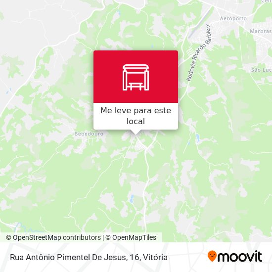 Rua Antônio Pimentel De Jesus, 16 mapa