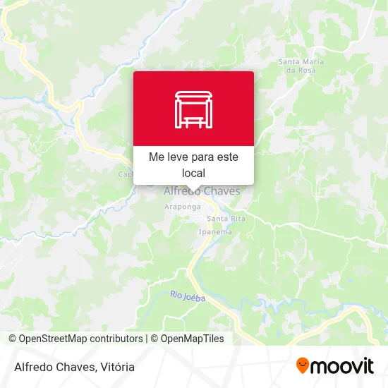 Alfredo Chaves mapa