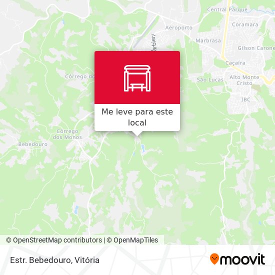 Estr. Bebedouro mapa