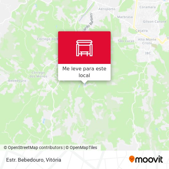 Estr. Bebedouro mapa