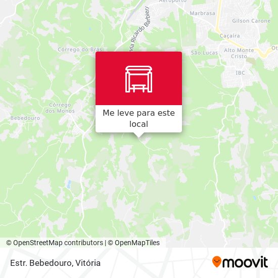 Estr. Bebedouro mapa