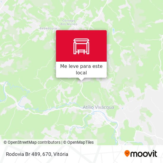 Rodovia Br 489, 670 mapa