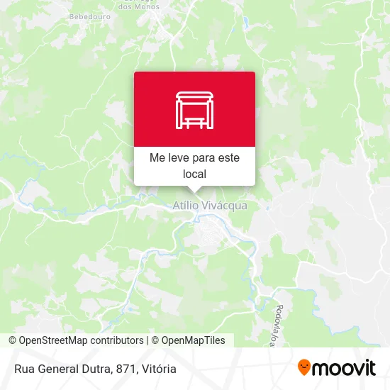 Rua General Dutra, 871 mapa