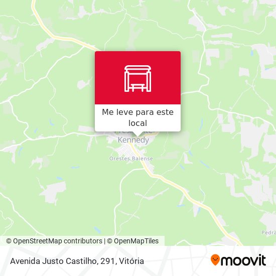 Avenida Justo Castilho, 291 mapa