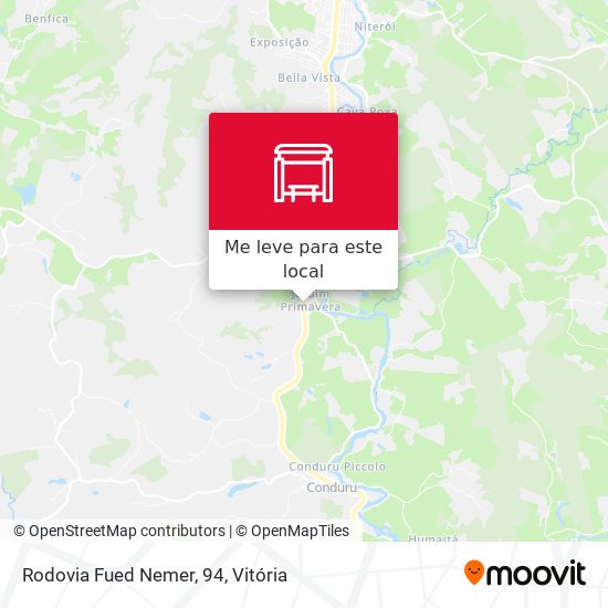 Rodovia Fued Nemer, 94 mapa