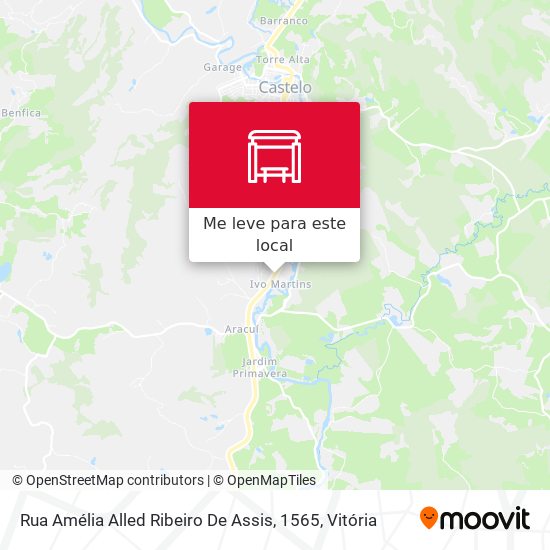 Rua Amélia Alled Ribeiro De Assis, 1565 mapa