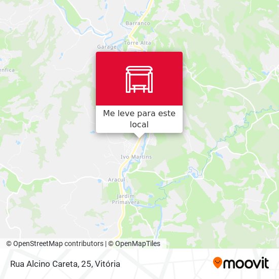Rua Alcino Careta, 25 mapa