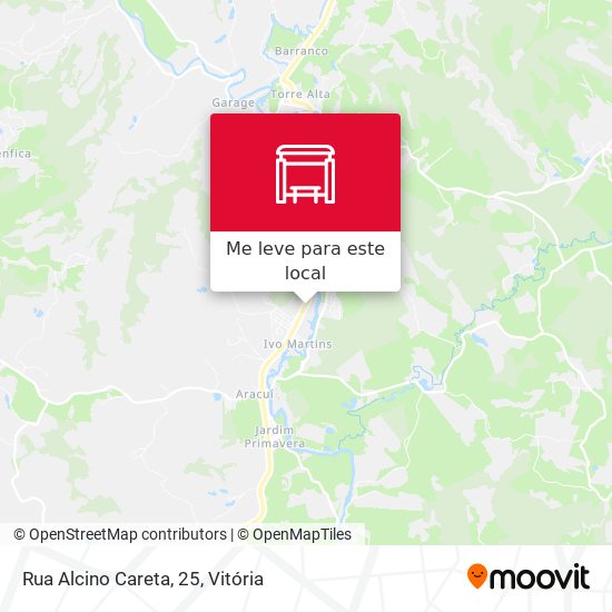 Rua Alcino Careta, 25 mapa