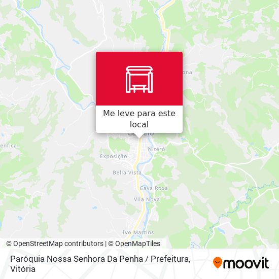 Paróquia Nossa Senhora Da Penha / Prefeitura mapa