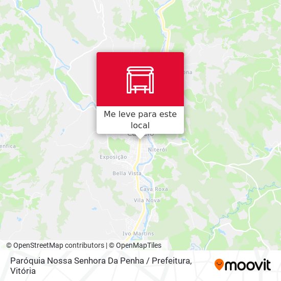 Paróquia Nossa Senhora Da Penha / Prefeitura mapa