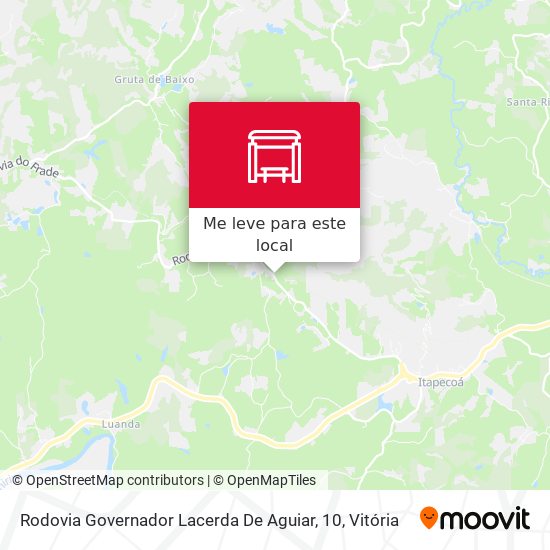 Rodovia Governador Lacerda De Aguiar, 10 mapa