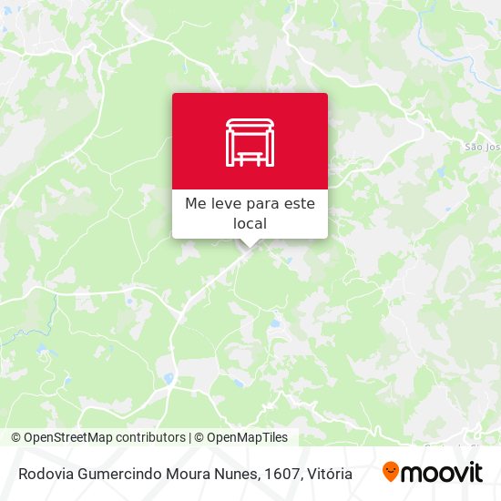 Rodovia Gumercindo Moura Nunes, 1607 mapa