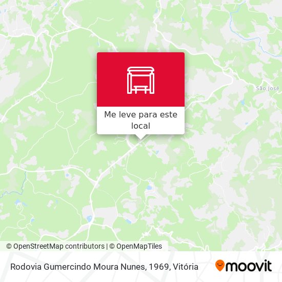 Rodovia Gumercindo Moura Nunes, 1969 mapa