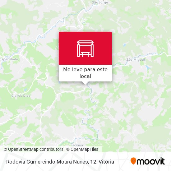 Rodovia Gumercindo Moura Nunes, 12 mapa