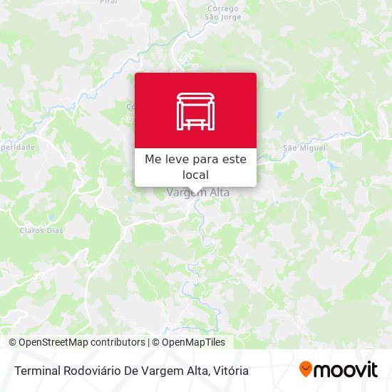 Terminal Rodoviário De Vargem Alta mapa