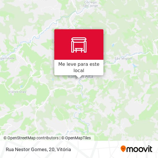 Rua Nestor Gomes, 20 mapa