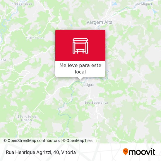 Rua Henrique Agrizzi, 40 mapa